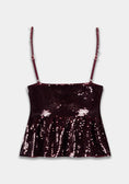 Load image into Gallery viewer, Harper & Yve Day Sequin top burgundy