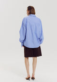 Load image into Gallery viewer, Harper and Yve Ted Blouse Blue Stripe