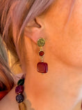 Load image into Gallery viewer, LACHA STUDIO Exclusives - "Soulmate" earring Ruby Rock