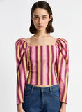 Load image into Gallery viewer, Laagam - Brigitte Blouse Streep