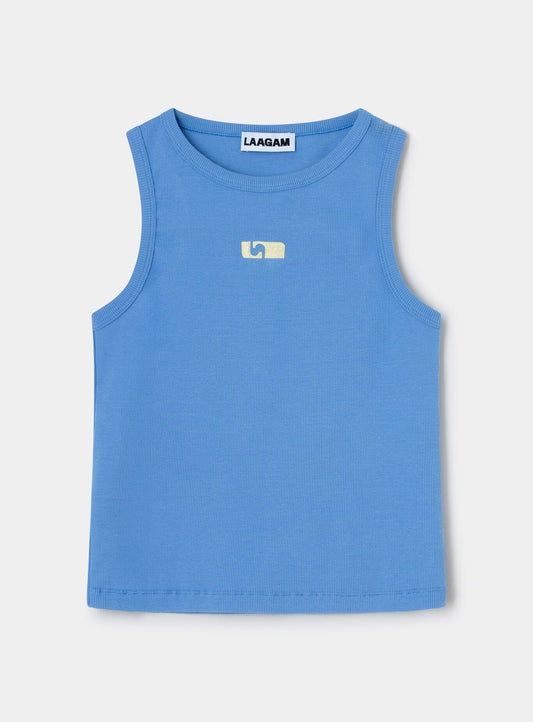 Laagam Logo Tank Top Lichtblauw