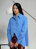 Load image into Gallery viewer, Laagam No Boyfriend Blouse Blauw