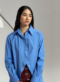 Load image into Gallery viewer, Laagam No Boyfriend Blouse Blauw