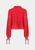 Load image into Gallery viewer, Harper and Yve Maral Kanten Blouse rood