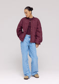 Load image into Gallery viewer, Harper and Yve Nori Bomber Jas Bordeaux