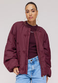 Load image into Gallery viewer, Harper and Yve Nori Bomber Jas Bordeaux