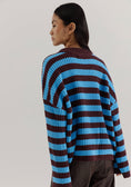 Load image into Gallery viewer, Harper & Yve Alice gestreepte trui blauw