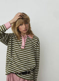 Load image into Gallery viewer, Laagam - Duse Khaki Polo Longsleeve
