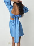 Load image into Gallery viewer, Laagam - Liza Blue Dress - Bruiloftsgast jurk