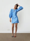 Load image into Gallery viewer, Laagam - Liza Blue Dress - Bruiloftsgast jurk