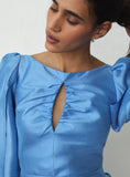 Load image into Gallery viewer, Laagam - Liza Blue Dress - Bruiloftsgast jurk
