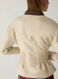 Load image into Gallery viewer, Laagam - Orly Ecru Jacket with pleats