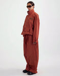 Load image into Gallery viewer, Stieglitz - Paola Zipper Parachute Jacket Roestbruin - Valt heel groot