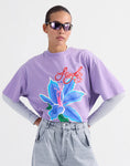 Load image into Gallery viewer, Stieglitz Claudia Oversized T-shirt Paars - Valt heel groot