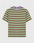 Load image into Gallery viewer, Stieglitz Joana Strepen Tshirt Groen Bruin - Valt beetje oversized