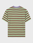 Load image into Gallery viewer, Stieglitz Joana Strepen Tshirt Groen Bruin - Valt beetje oversized