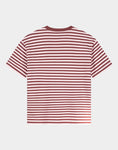 Load image into Gallery viewer, Stieglitz Pip Strepen Tshirt Roze- Valt heel oversized