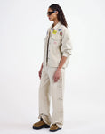 Load image into Gallery viewer, Stieglitz - Taigo Jeans - Off white jeans met knopen - Valt Groot