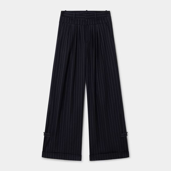 Laagam - Stella Navy Broek - Valt klein