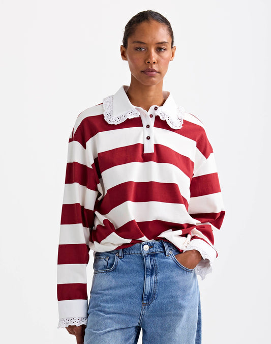 Stieglitz Zelina Polo Longsleeve Lace Cuff