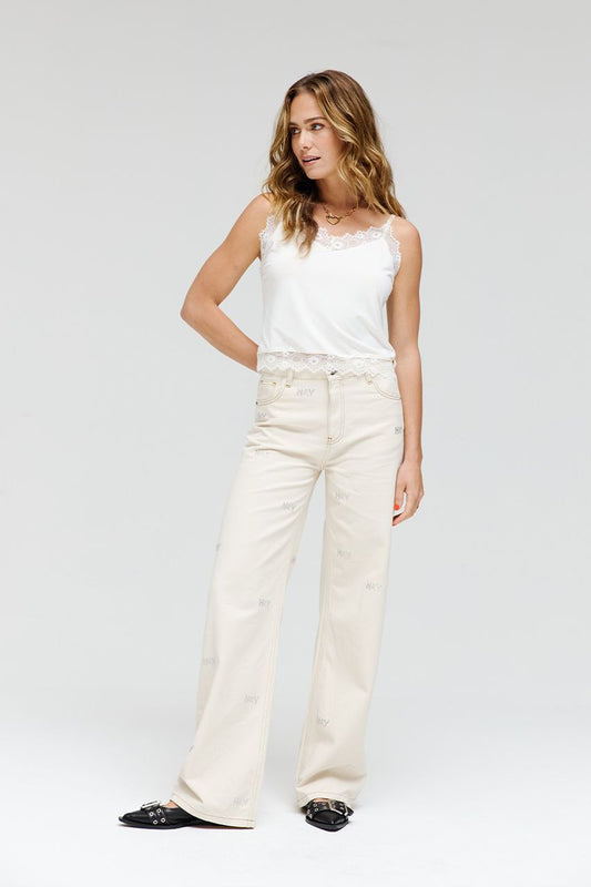 Harper & Yve - Lara Top Cream White