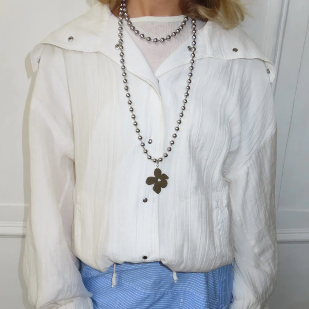Babs The Label - Silver Necklace Long