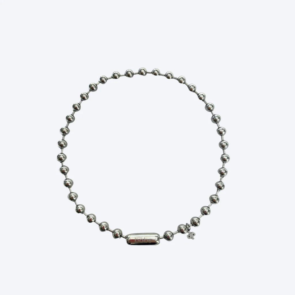 Babs The Label - Silver Necklace Short