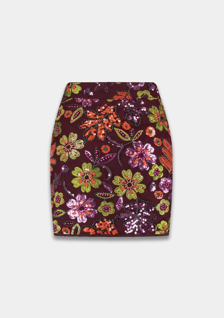 Harper and Yve Balou rok bordeaux
