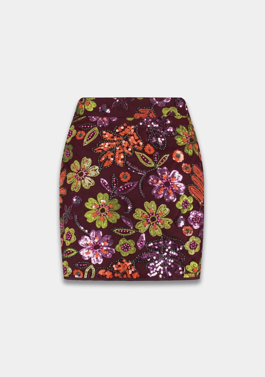 Harper and Yve Balou rok bordeaux