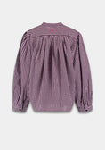 Load image into Gallery viewer, Harper and Yve Felix Blouse Paars Ruit met Vleermuismouw

