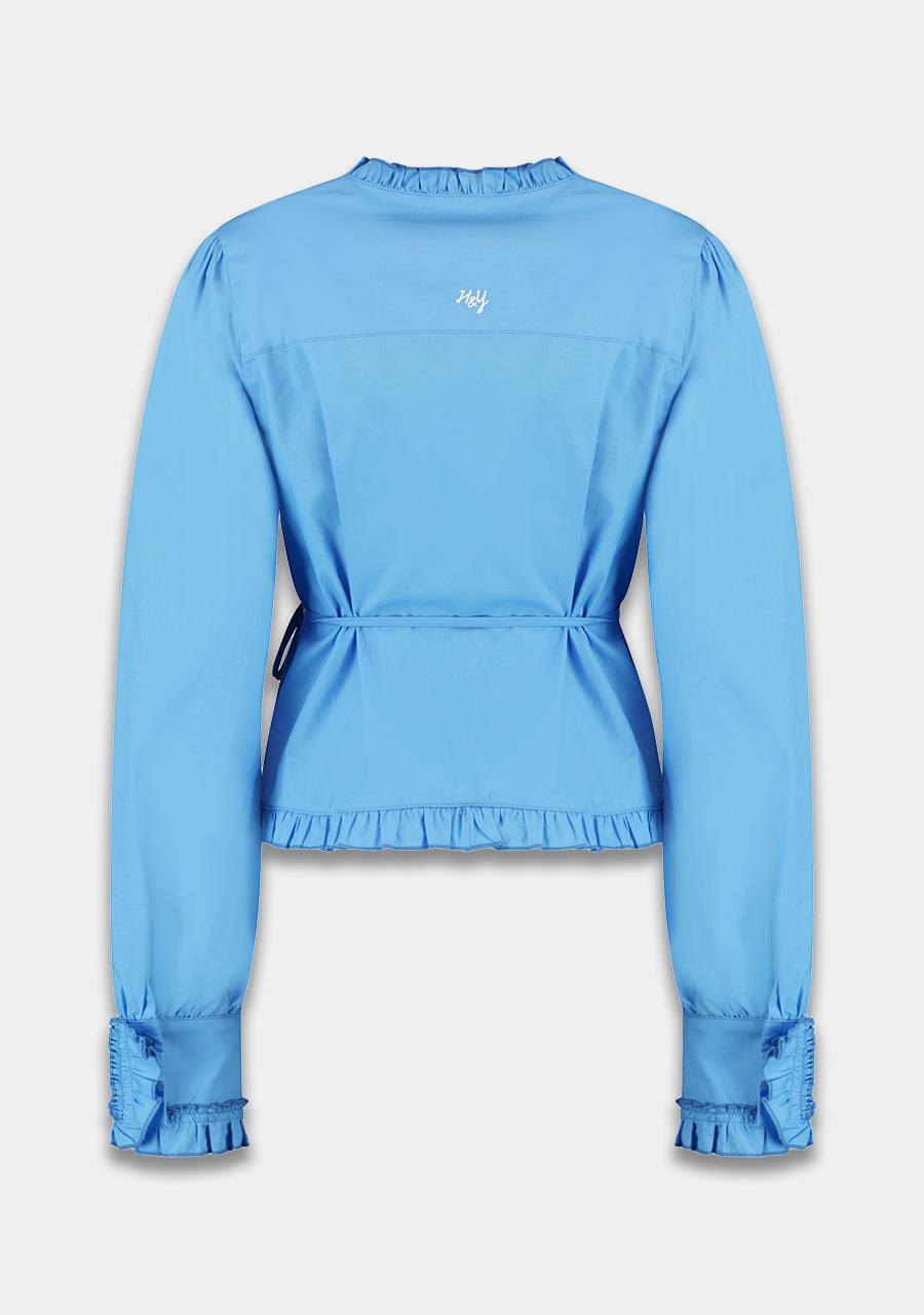 Harper and Yve Coby Overslag Blouse blauw