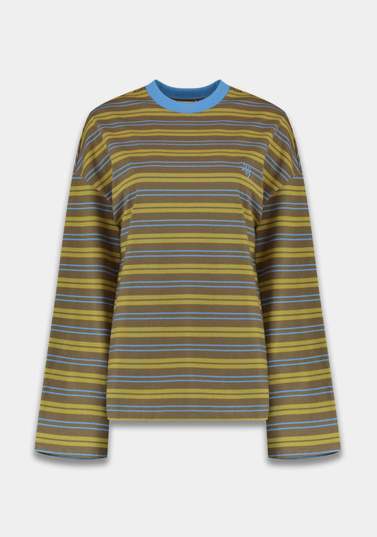 Harper & Yve Tommy Gestreepte Longsleeve Daydream Blue Stripe
