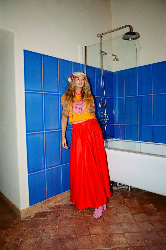 Harper and Yve X Tessa van Montfoort - Tessa skirt rood