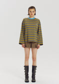 Load image into Gallery viewer, Harper & Yve Tommy Gestreepte Longsleeve Daydream Blue Stripe
