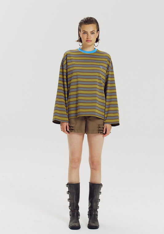 Harper & Yve Tommy Gestreepte Longsleeve Daydream Blue Stripe