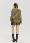 Load image into Gallery viewer, Harper & Yve Tommy Gestreepte Longsleeve Daydream Blue Stripe

