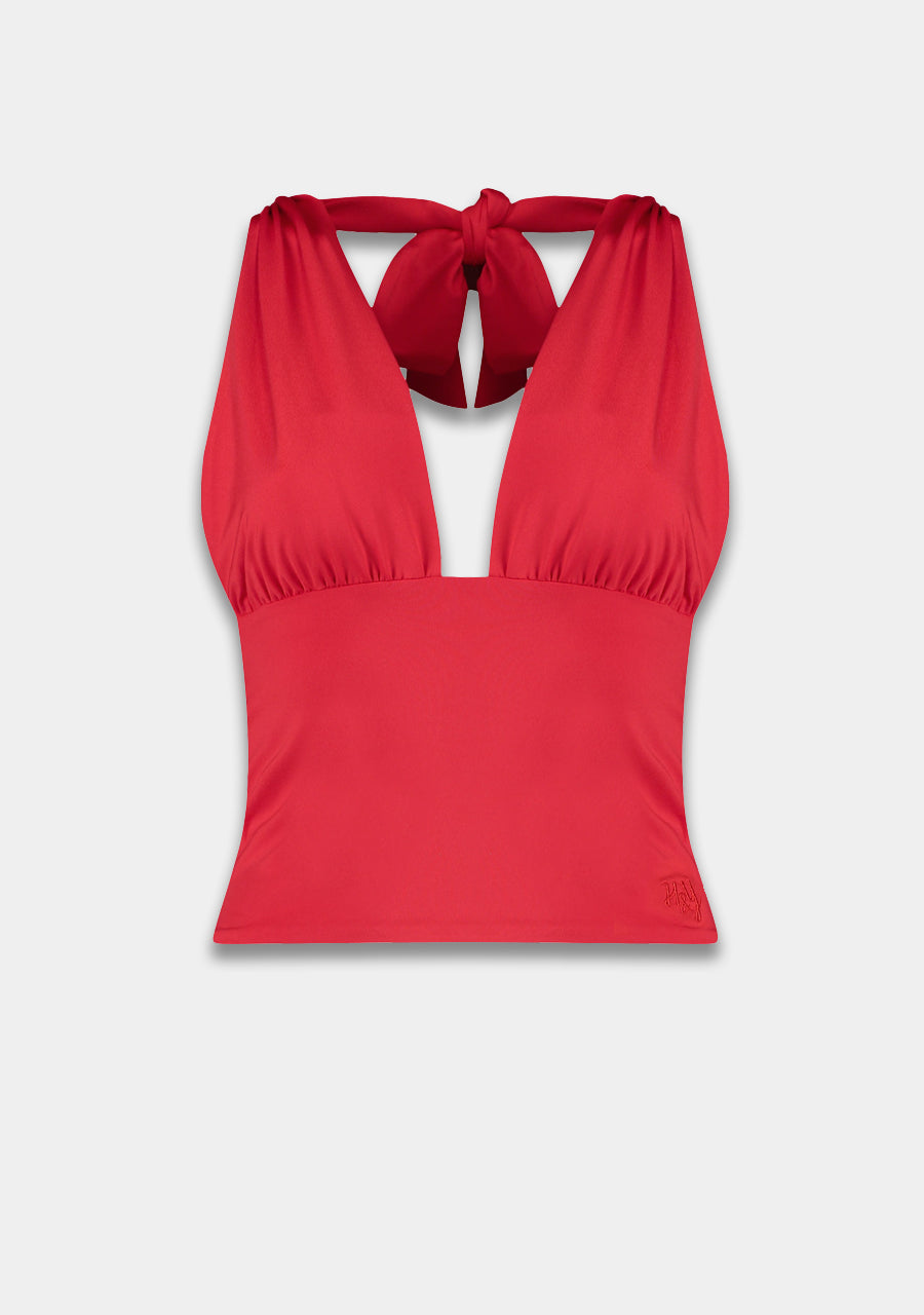 Harper and Yve Morris Red Top