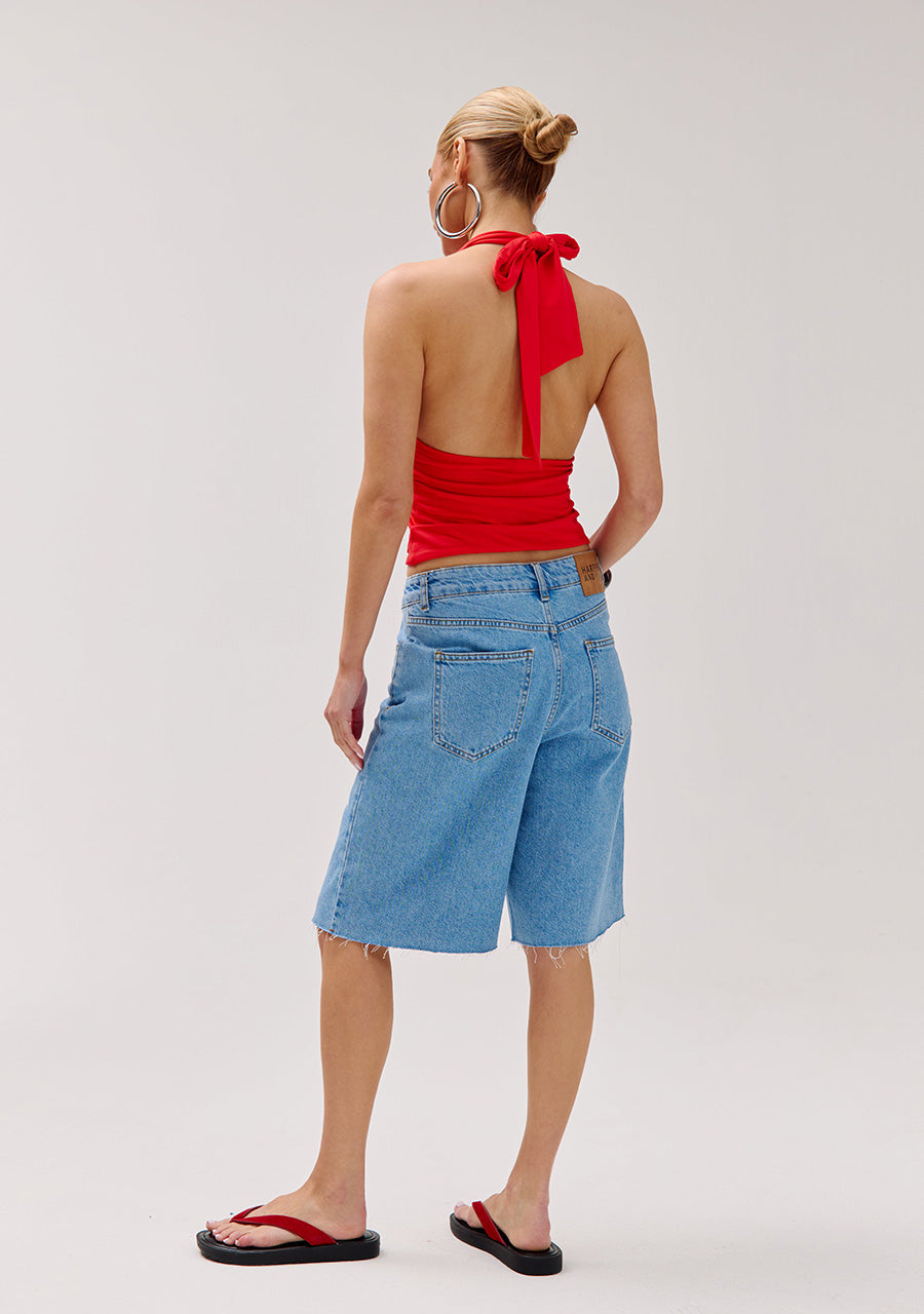 Harper and Yve Morris Red Top
