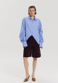 Load image into Gallery viewer, Harper and Yve Ted Blouse Blue Stripe
