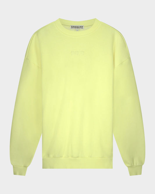 STIEGLITZ basic gele SWEATER – OVERSIZED TRUI