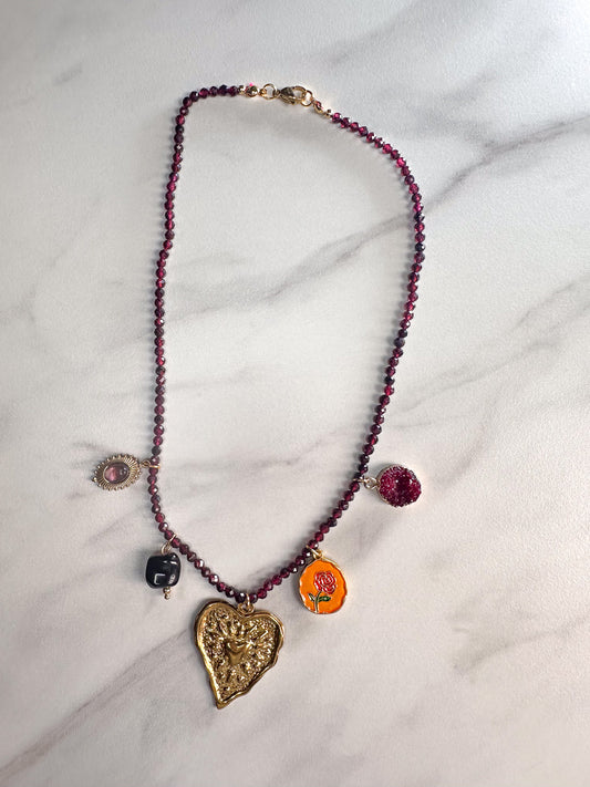 LACHA STUDIO Exclusives – Ketting Alchemist’s Garden Bordeaux