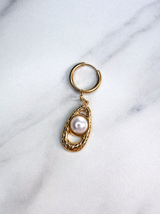 LACHA STUDIO Exclusives – Oorbel Halo Pearl