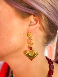 Load image into Gallery viewer, LACHA STUDIO Exclusives - "Soulmate" earring ruby big heart
