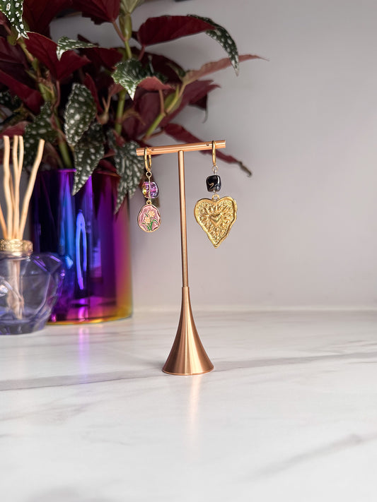 LACHA STUDIO Exclusives – Oorbel Rose Charm roze