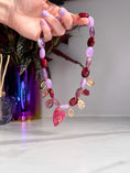 Load image into Gallery viewer, LACHA STUDIO Exclusives - ketting Celestial Heart Paars/Bordeaux
