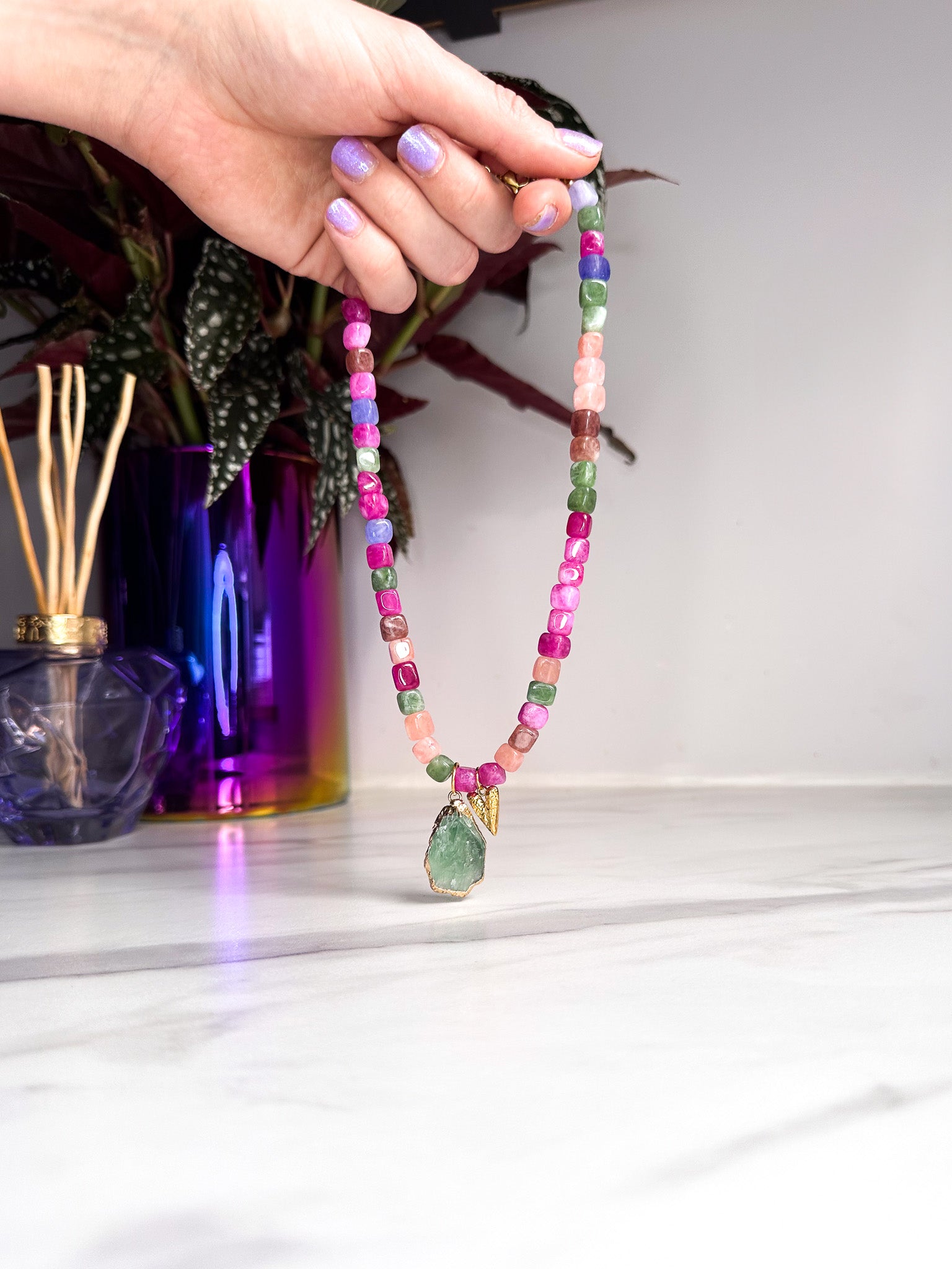 LACHA STUDIO Exclusives – Ketting Heart of the Alchemist multi-colour