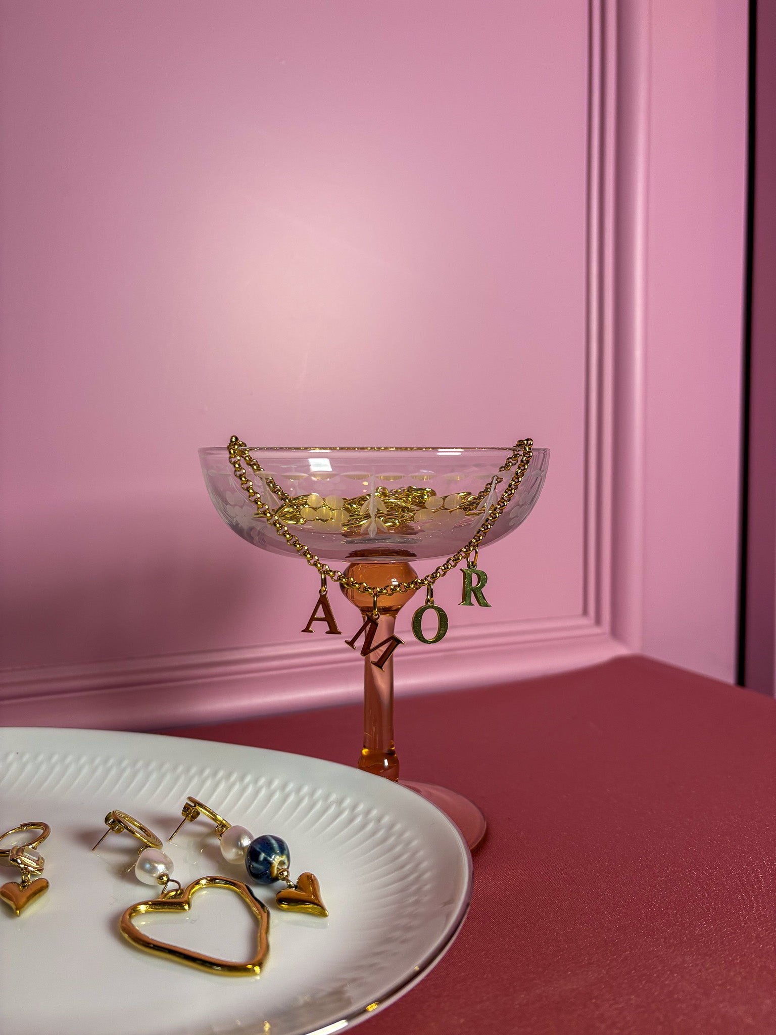 LACHA STUDIO Exclusives - "True Love" earring heart