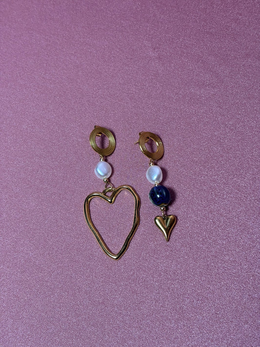LACHA STUDIO Exclusives - "True Love" earring heart