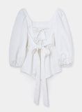 Load image into Gallery viewer, Laagam - Cecile  Longsleeve Top White
