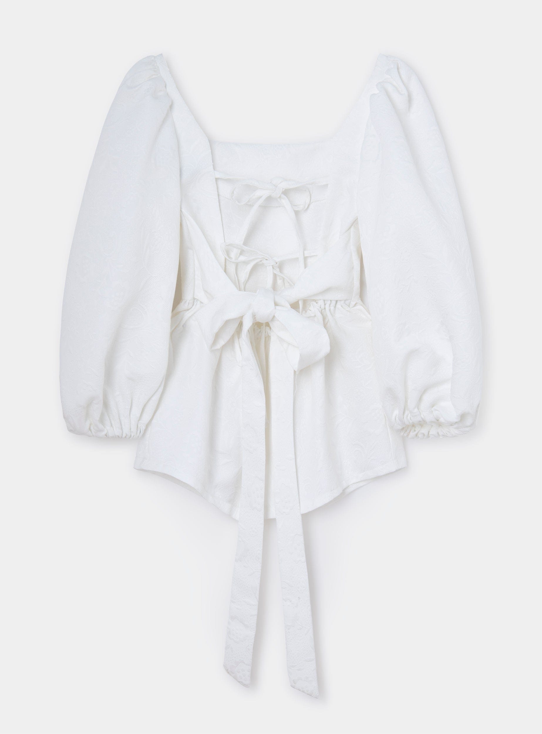 Laagam - Cecile  Longsleeve Top White